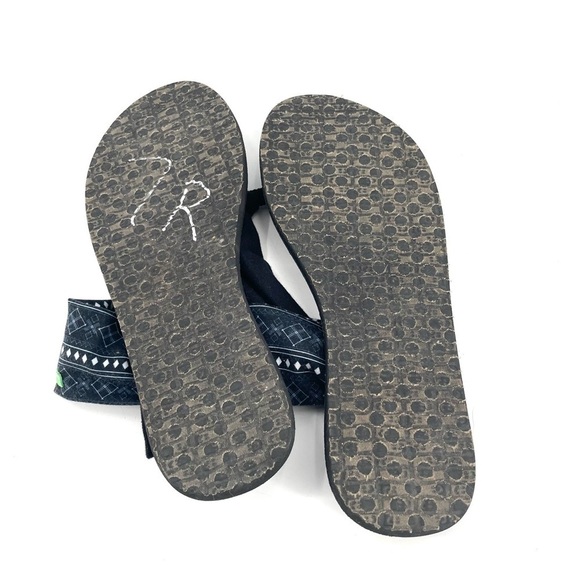 Sanuk Yoga Sling Aztec Printed Flip Flop Comfort Sandals - Picture 4 of 5